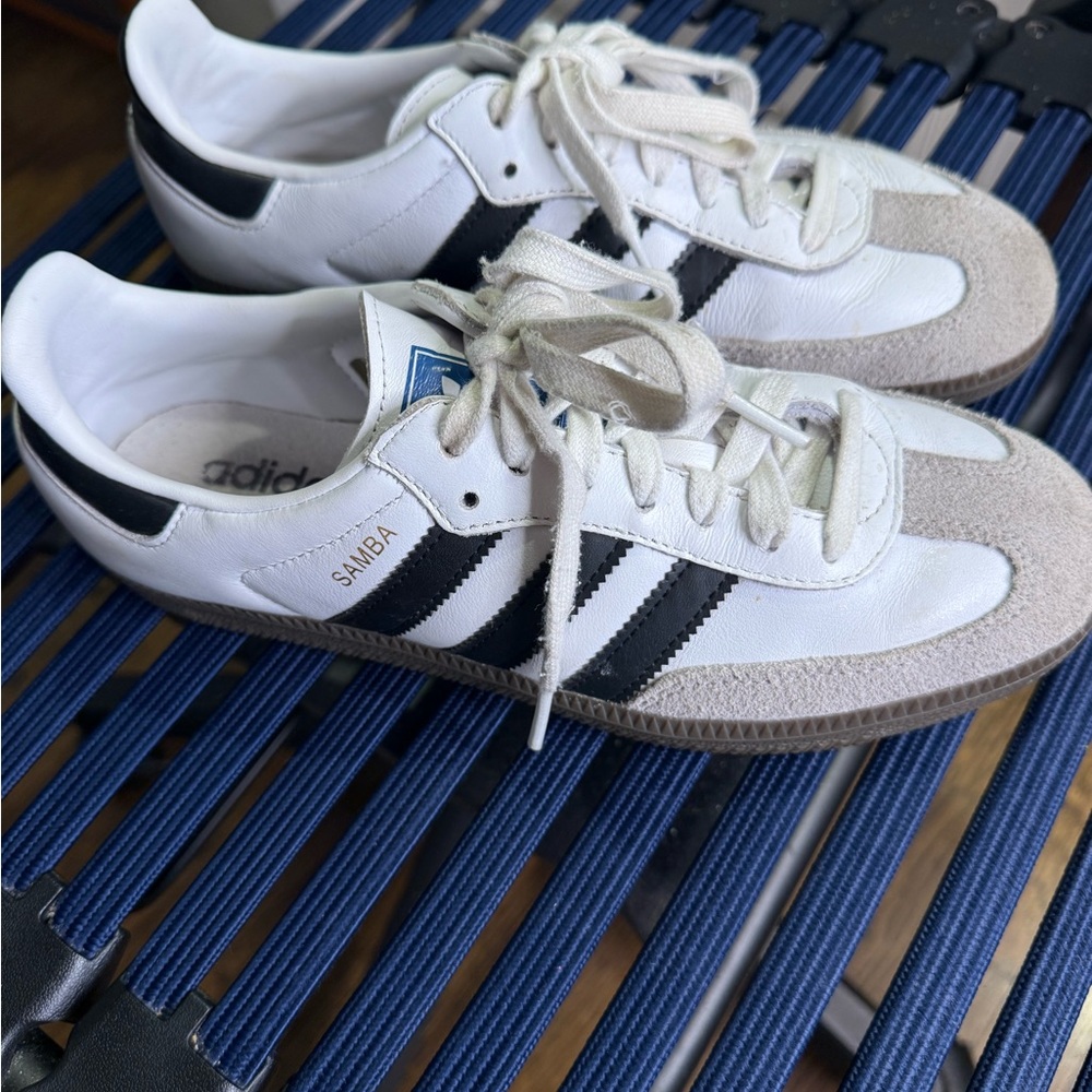 Adidas Samba White and Black Sneakers OG
